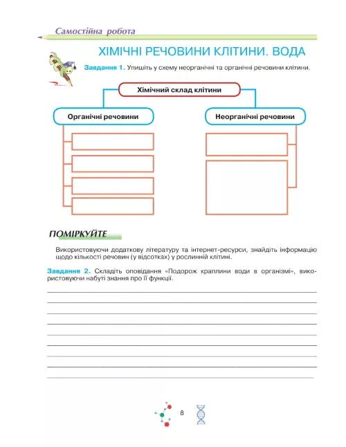 Робочий зошит з біології учня 9 класу - Зображення 7
