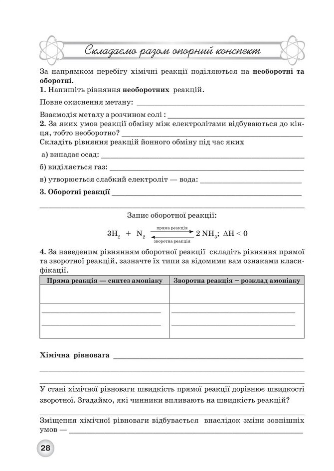 Робочий зошит з хімії учня 11 класу - Зображення 3